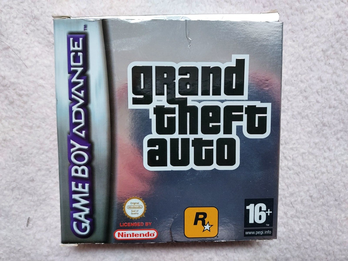 Grand Theft Auto GTA Gameboy Advance GBA BOXED MANUAL Tested Grand Theft Auto GTA Gameboy Advance GBA BOXED MANUAL Tested