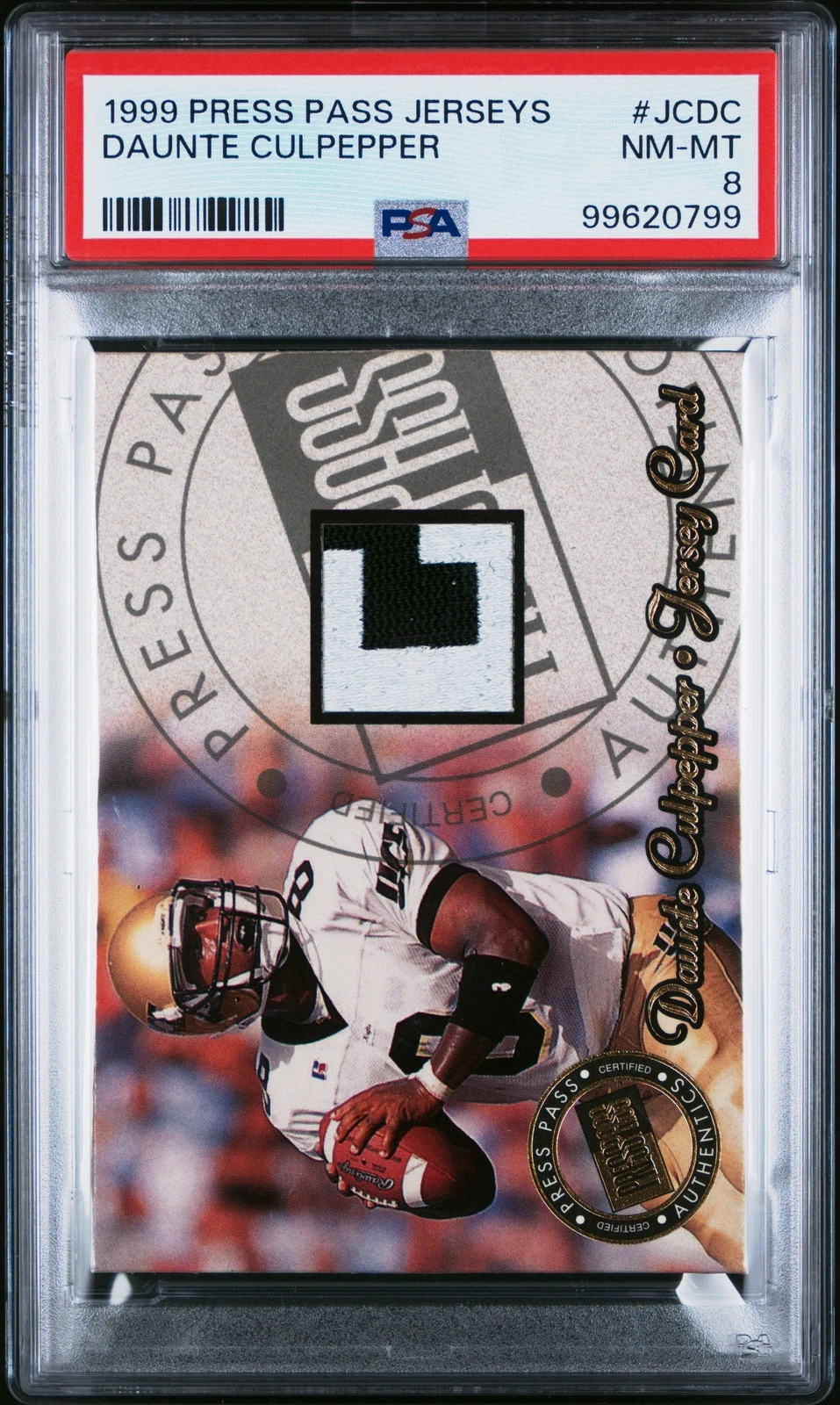 Daunte Culpepper Press Pass Jerseys #JCDC Base