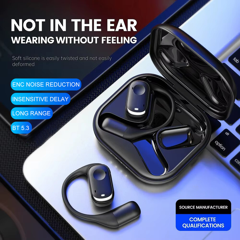 Open Ear Headphones Wireless Earbuds Bluetooth 5.3 Headphones Sports Earphones-image