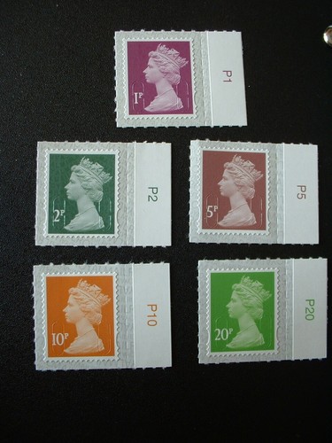 QE2 SECURITY MACHINS WITH CONTROL TABS SELVEDGE DATES COLOURS CYLINDER NOs MNH - Picture 5 of 202