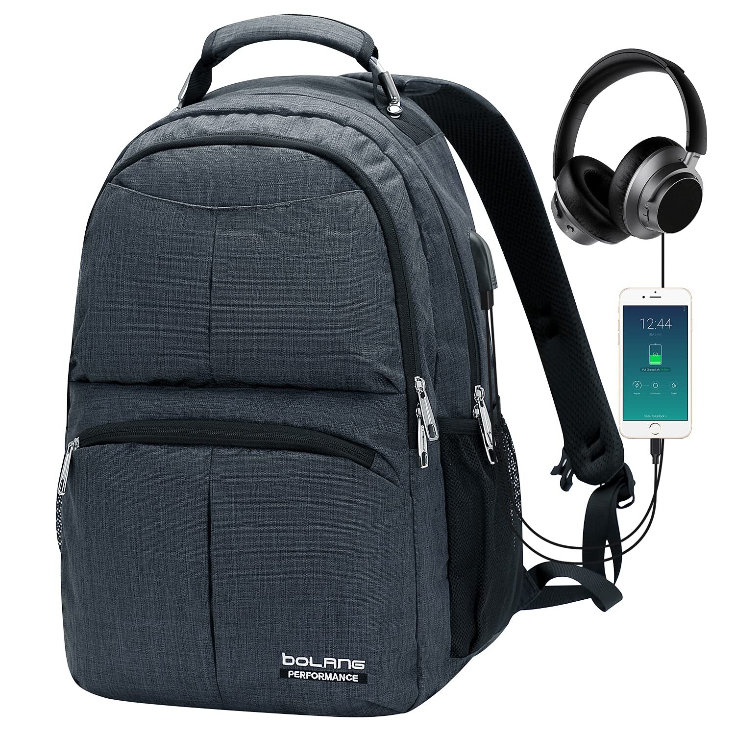 Water Resistant Laptop Backpack for Men & Women Travel Work Commute-image