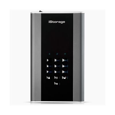 iStorage diskAshur DT2 256-bit 2TB | FIPS Level 3 Certified | Secure encrypte...