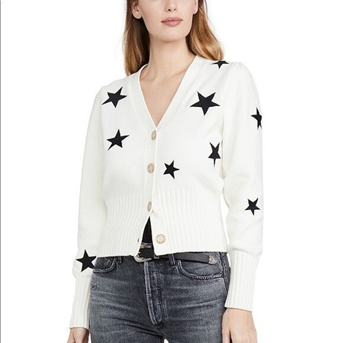 Cinq à Sept Morgan Cardigan Star Sweater Blogger RARE designer XS