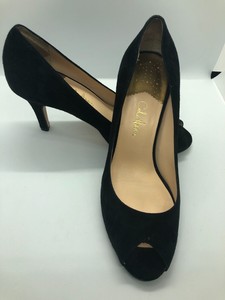 cole haan black suede pumps