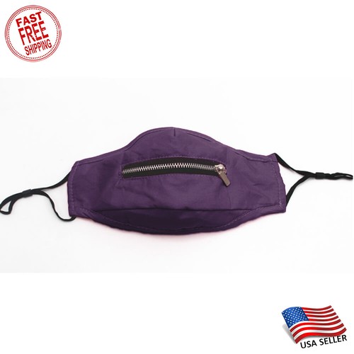 Atmungsaktive wiederverwendbare Baumwolle dreilagige Stoffmaske mit Reißverschluss für Erwachsene Kind - Bild 49 von 58