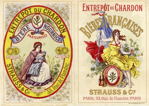 CURAÇAO GALLAND NEVEU Vienne 1897 Etiquette-chromo originale fin 1800