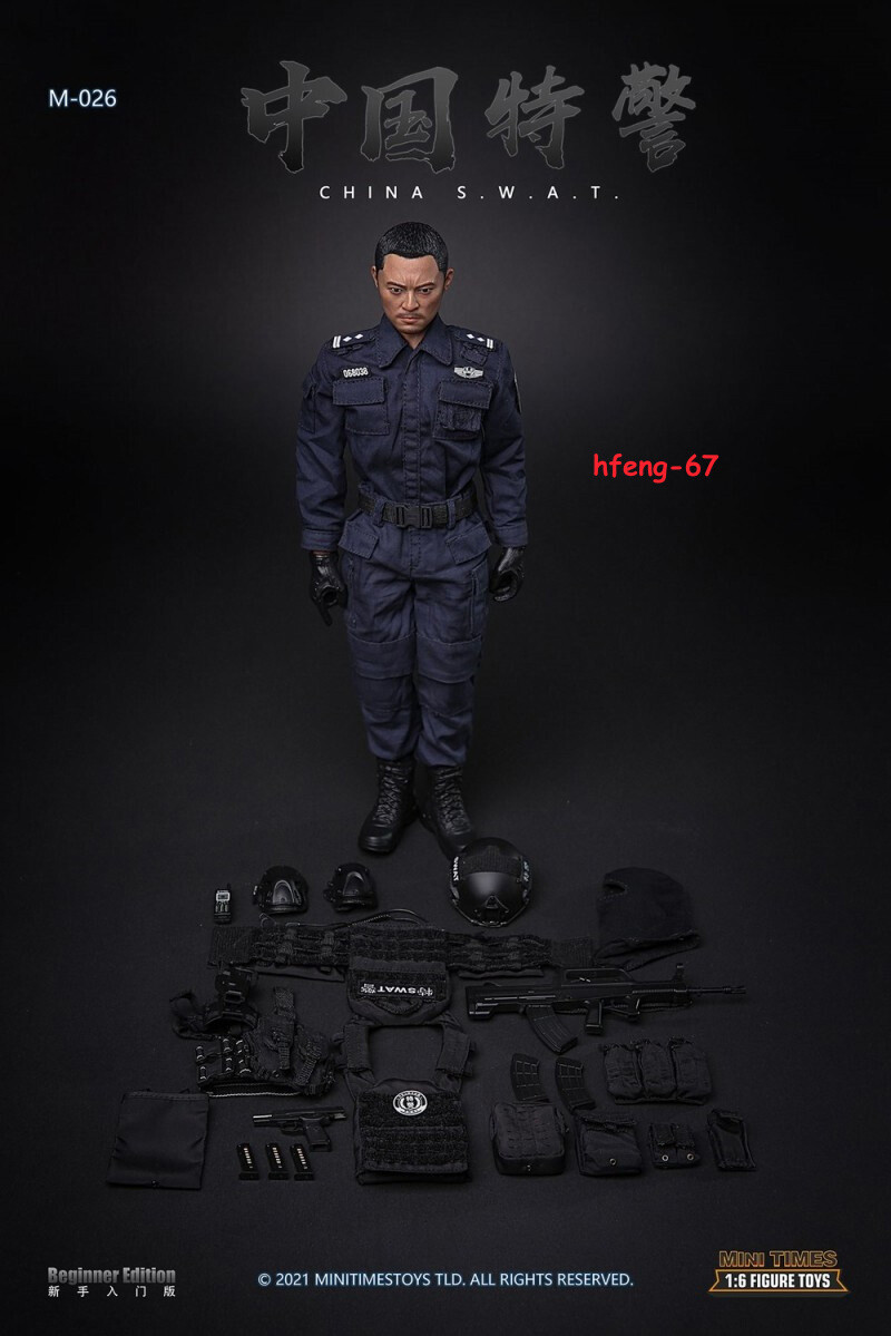 【ウェイン】1/6 SWATとnight ops jumper 2体セット Mini Times Toys M026 1/6 Action Figure Model SWAT 12