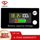 Battery Capacity Indicator DC 8V-100V Car Motorcycle LED Digital Voltage Gauge
