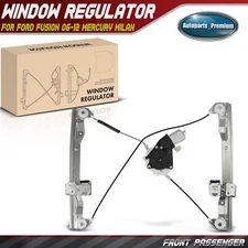Front Right Power Window Regulator w/ Motor for Ford Fusion 06-12 Mercury Milan