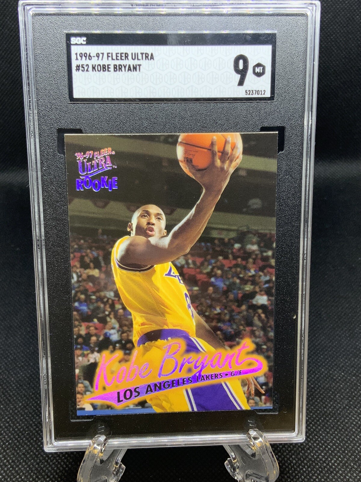 KOBE BRYANT ROOKIE CARD 1996-97 FLEER ULTRA #52 GRADED SGC MINT 9 LAKERS  HOF MVP | eBay