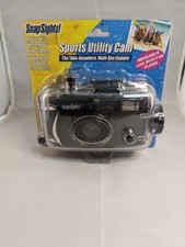 Snap Sights fotocamera pellicola subacquea, impermeabile fino a 100 piedi, riutilizzabile 35 mm NOS spiaggia