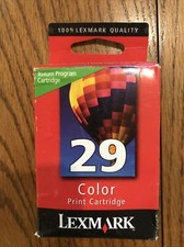 Genuine OEM Lexmark 29 Printer Ink Color Print Cartridge New Sealed
