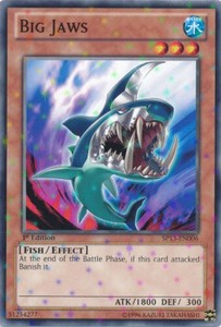 Big Jaws - SP13-EN006 - Starfoil Rare - Unlimited Edition x3 - Near Mint