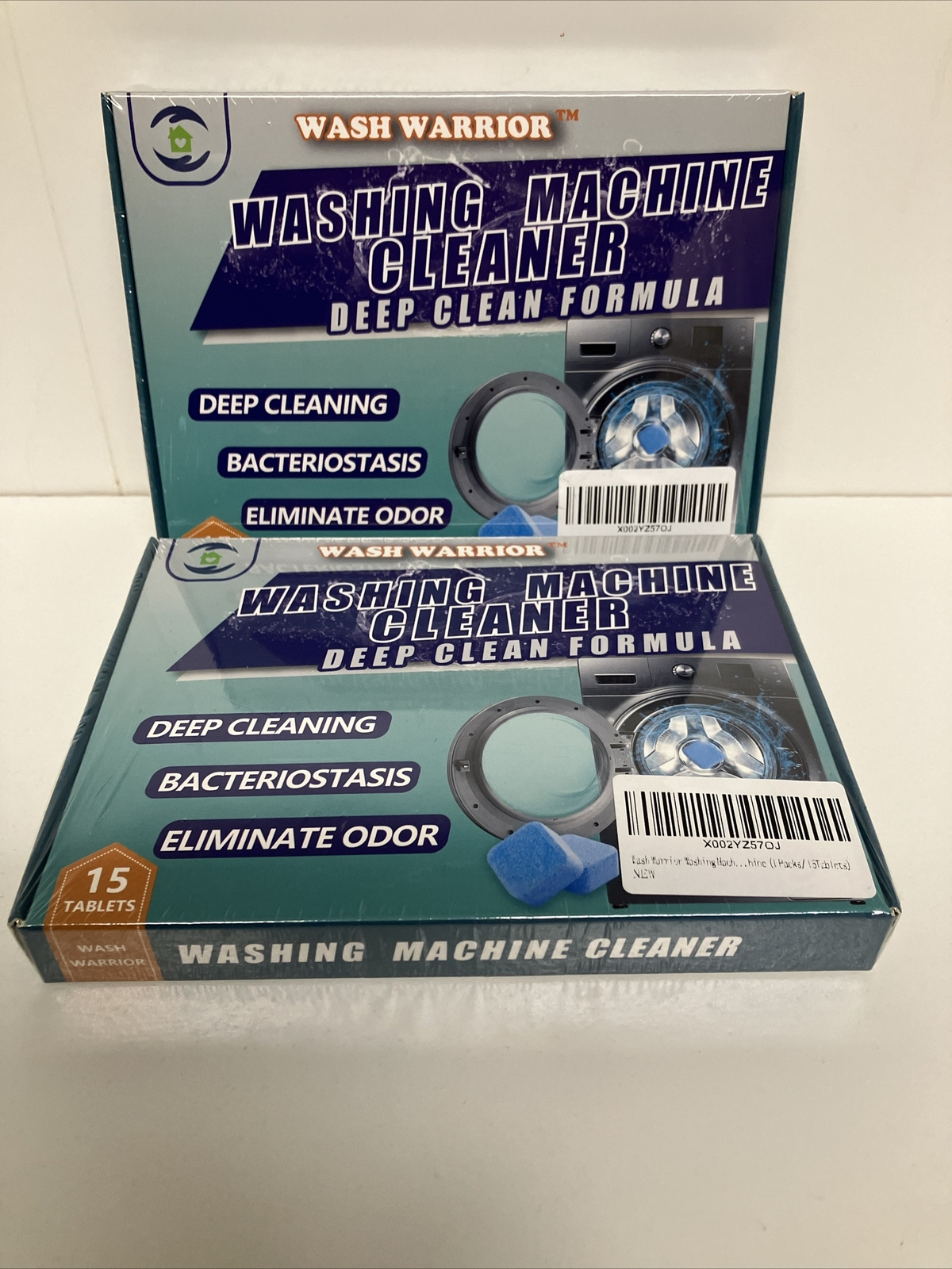 Wash Warrior Washing Machine Cleaner 15 Tablet Packs Lot Of 2 eBay