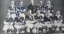 Multi Signed X16 Birmingham City Team Group Football Autograph 1950s Signatures