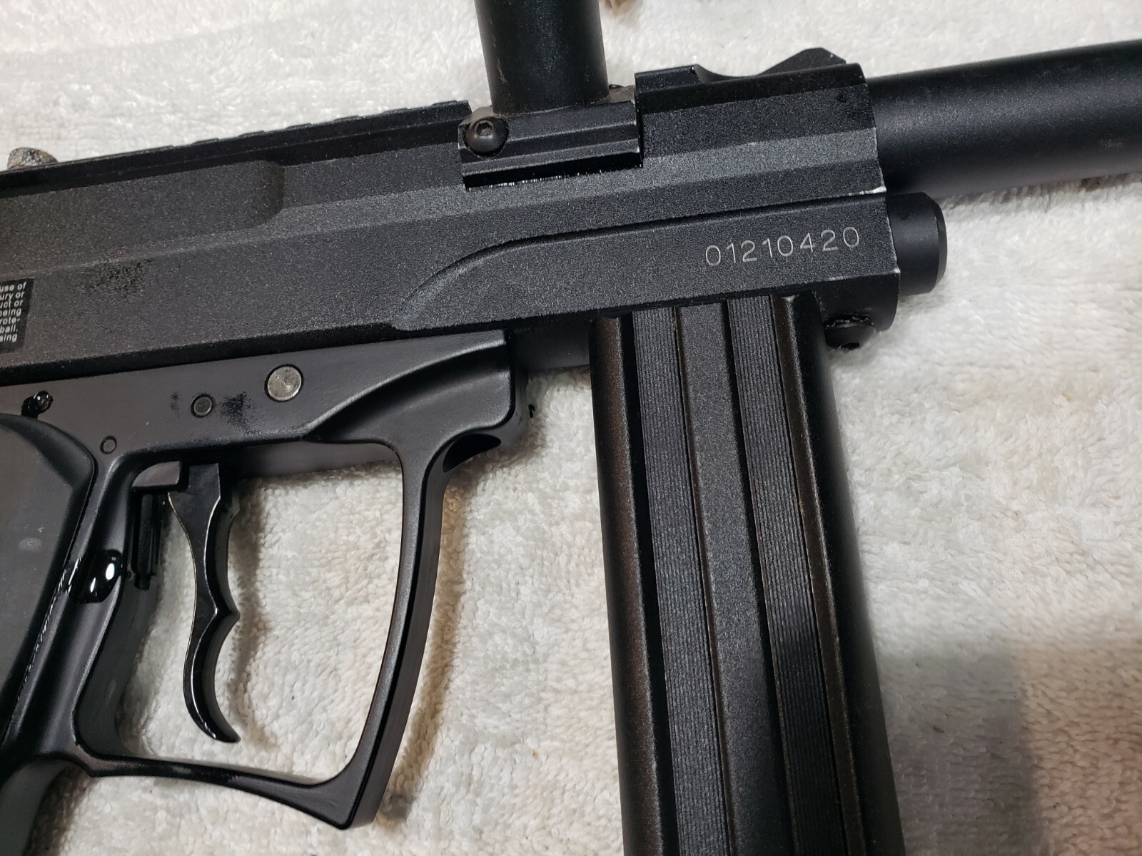 Tactical Black Spyder MILSIM MR1 Paintball Gun & Sniper Barrel Free