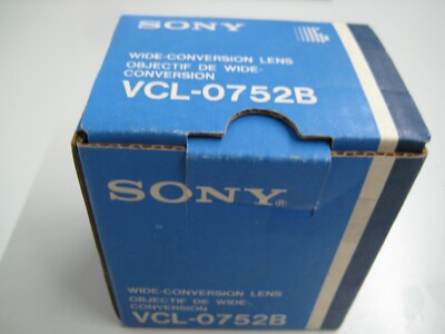 Sony VCL-0752 B, Wide-Conversion Lens, NEU!!!
