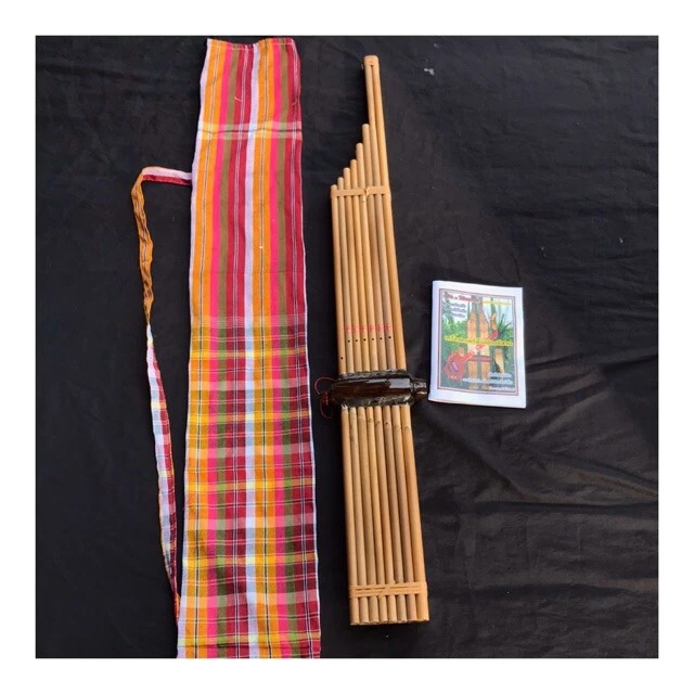 Instrumento musical tradicional órgano boca Isan Laos bambú bambú tailandés Khaen - Imagen 2 de 4