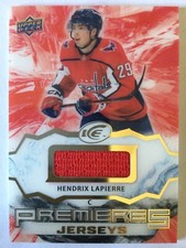 HENDRIX LAPIERRE  21/22 AUTHENTIC ICE PREMIERES JERSEY MEMORABILIA / SP