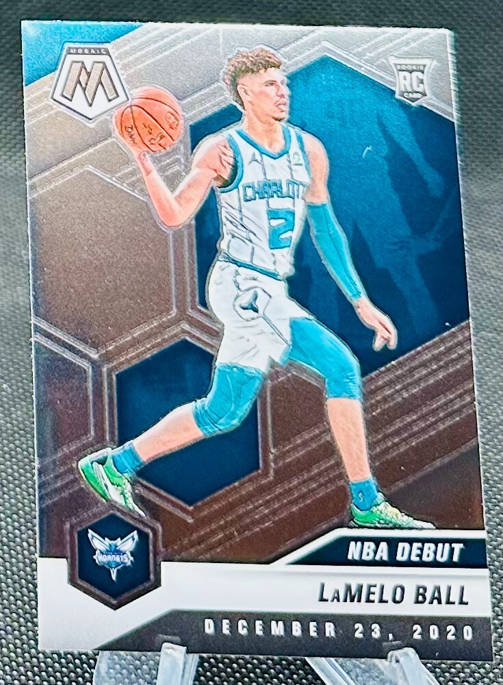 2020-21 Panini Mosaic NBA Debut LaMelo Ball Charlotte Hornets Rc #262