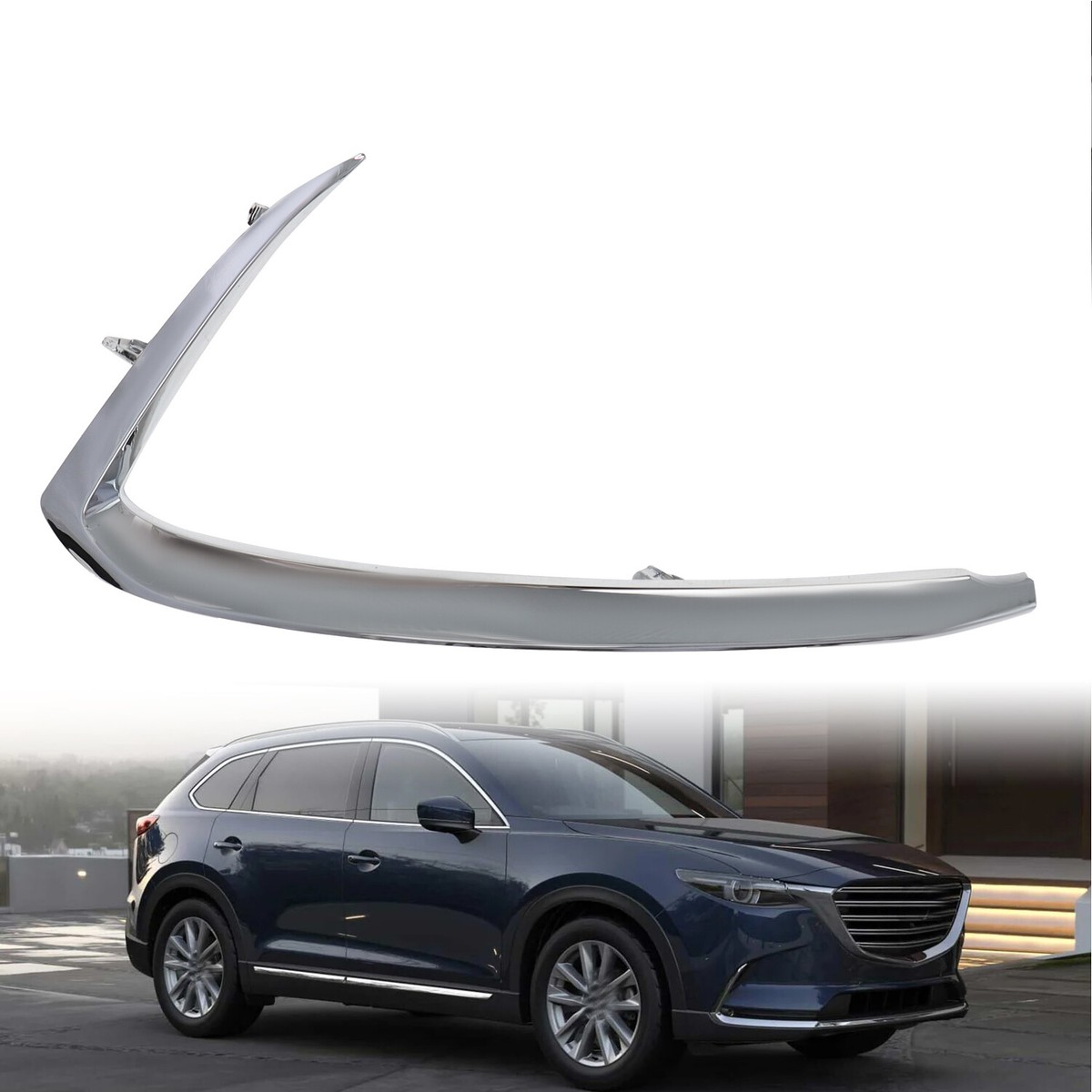 For 2016-2023 Mazda CX-9 Front Right Side Bumper Trim Lower