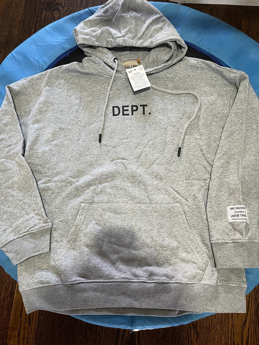 Gallery Dept Center Logo Hoodie Color Gray Size XLarge | eBay Gallery Dept Center Logo Hoodie Color Gray Size XLarge | eBay