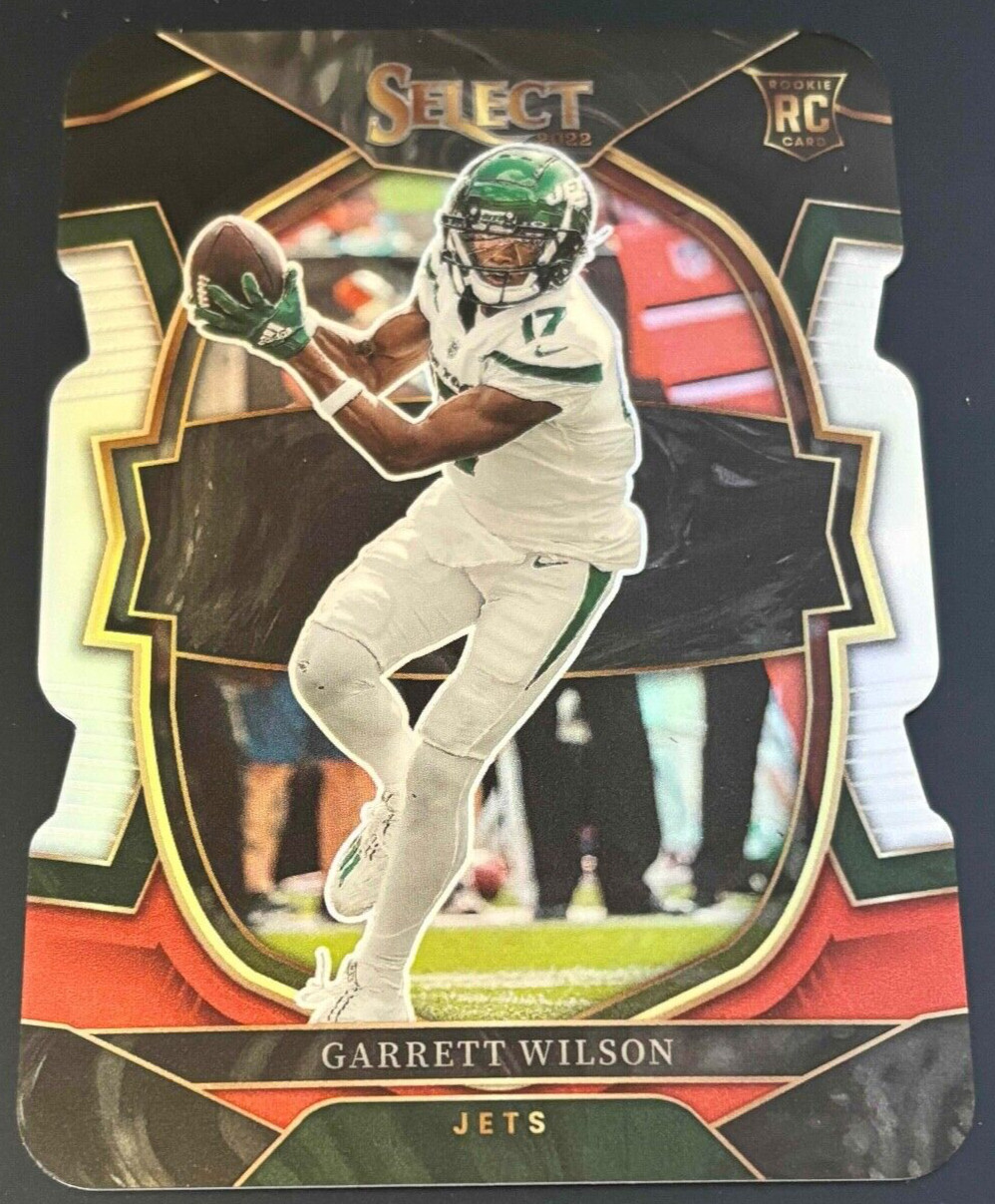 2022 Select Prizm Black and Red Die Cut #88 Garrett Wilson