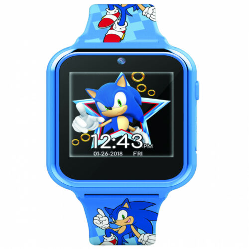 Accutime Sonic The Hedgehog Interactive Kids Watch Blue - Afbeelding 1 van 2