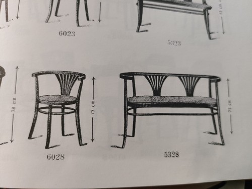 THONET POLTRONE B 28 SET RARO SALOTTO COMPLETO DIVANETTO THONET 5328 - Foto 14 di 15