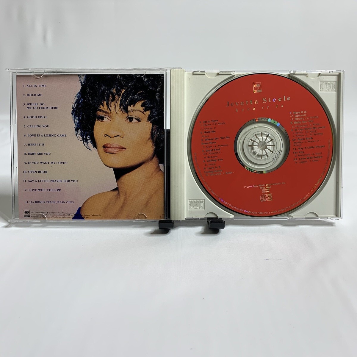 Jevetta Steele CD Here it is 1993 Sony Japan Import Bonus Track