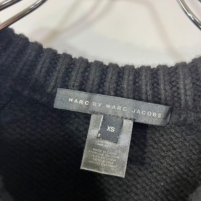 MARC BY MARC JACOBS Don't Panic! Merino Wool Knit Sweater MARC BY MARC JACOBS Don't Panic! Merino Wool Knit Sweater