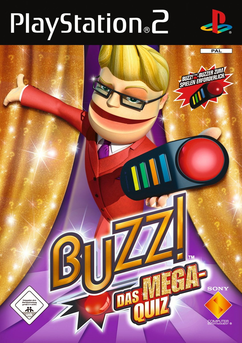 Buzz : Le Méga Quiz avec Buzzers - PS2 - Jeu Occasion Pas Cher Buzz : Le Méga Quiz avec Buzzers - PS2 - Jeu Occasion Pas Cher