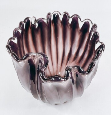 Vintage Multi Purpose Glass with unique form and design Vase Japan