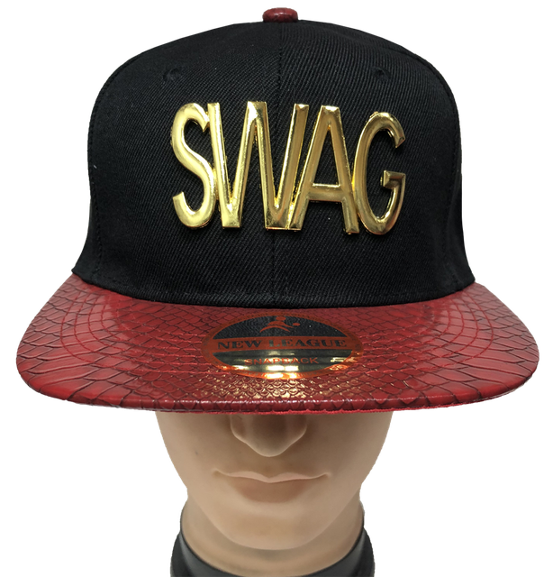 SWAG Gold Metal Hip Hop Snapback Adjustable Baseball Cap Hats LOT Free