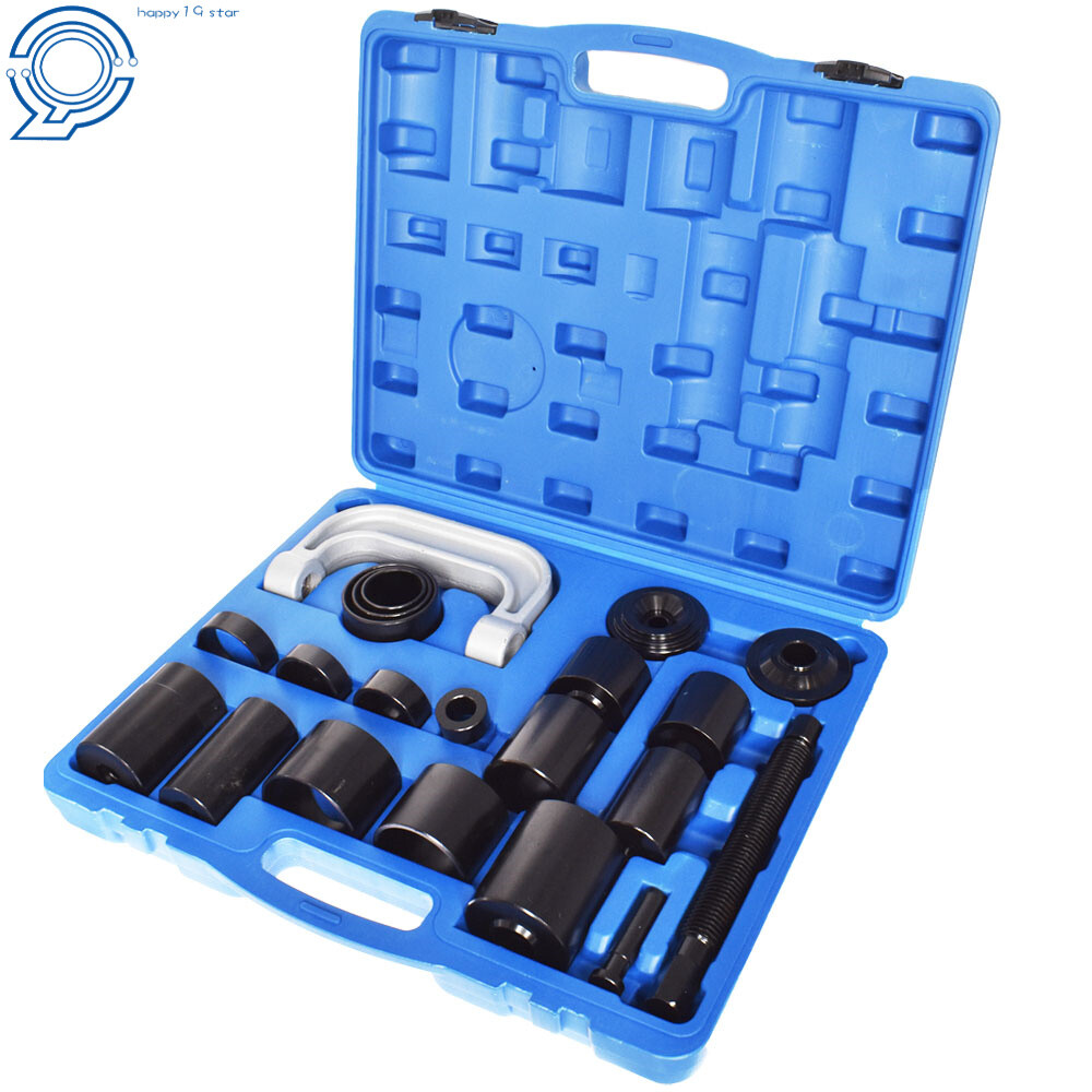 Auto Repair Service Removal Ball Joint Press Tool Kit & Master Adapter Set 21Pcs