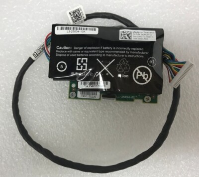 DELL 0H21G Perc Raid Battery W/ Cable J743N Used For Megaraid Sas Controller