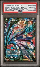 2018 Dragon Ball S - Gogeta, Hero Revived BT5-038 - Miraculous Revival - PSA 10