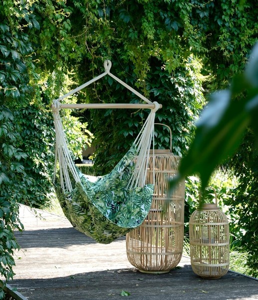 HäNgesessel Deluxe Jungle HäNgesitz Baumwolle HäNgestuhl HäNgeschaukel-image