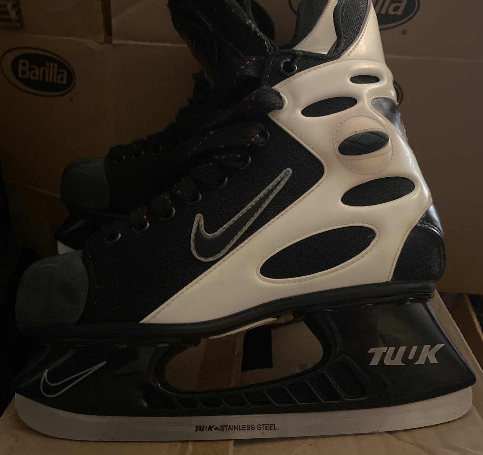 Rare 90's Nike Zoom Air Ice Hockey Skates Size 8 Vintage Gretzky