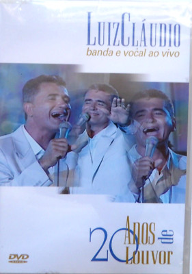 20 Anos de Louvor Luiz Claudio Banda e Vocal Ao Vivo DVD.  BRAND NEW