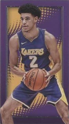 2017-18 Panini Prizm Fast Break Lonzo Ball RC Purple /75 #289 BGS