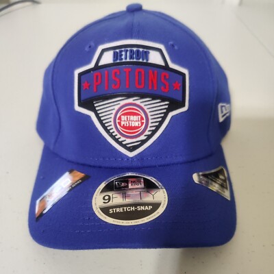 detroit pistons new era hat Cap 9fifty Stretch Snap blue tip off series 