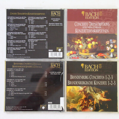 Music Musik Album CD Bach Edition Brandenburg Concertos 1-2-3 Gut