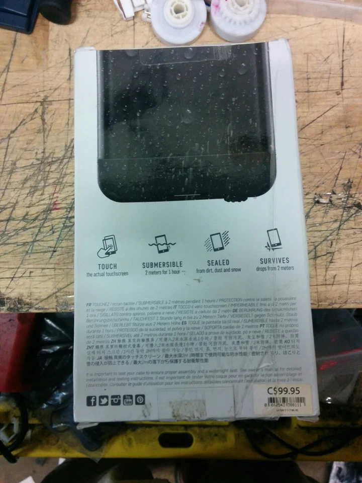 Funda LifeProof Nuud Serie Impermeable a Prueba de Suciedad Solo para Apple iPhone 6S. Foto 3 de 4