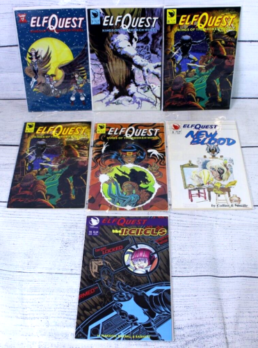 ElfQuest Graphic Novel Book Lot #6-9 KBW, #8-New Bloods, #11 the Rebels - Picture 1 of 8
