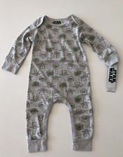 NWT Mandalorian Baby Yoda Infant Toddler Sleeper Jumpsuit One Piece Sz 18 Month