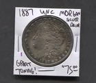 1887 Morgan Silver Dollar- UNC - Great Toning!