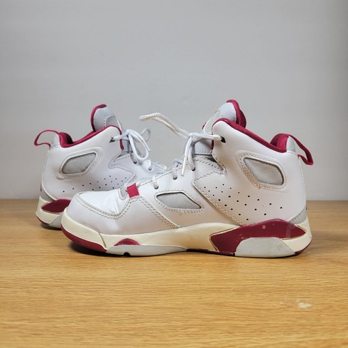 Nike Air Jordan Flight Club 91 DM1686-102 White Sneaker Shoes Kids Size 12C  - Picture 8 of 11