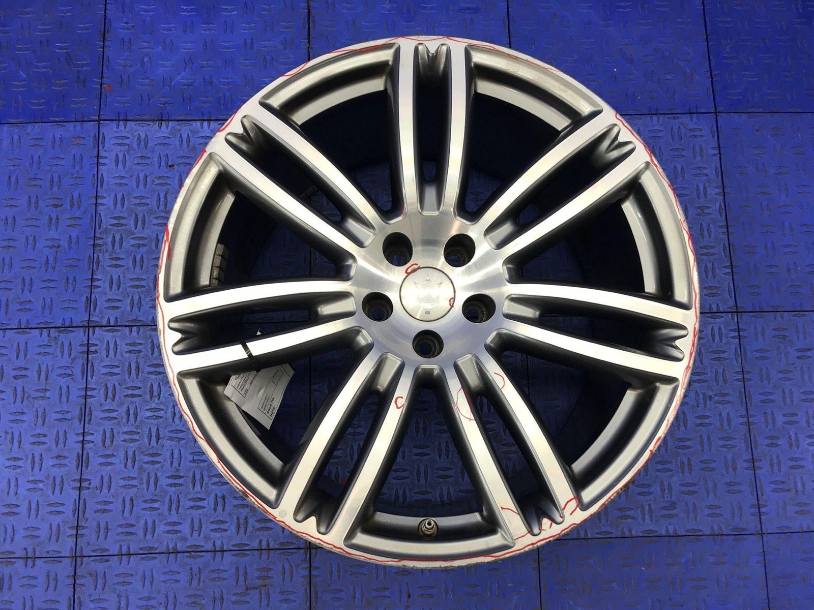 2014-2021 MASERATI QUATTROPORTE 20X10.5 7 DOUBLE SPOKE GRAY *CURB RASH 670016860