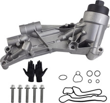 Upgrade Aluminium Oil FILTER HOUSING with Engine Oil Cooler and Aluminium Cap Co